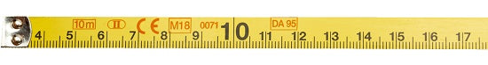 Bahco Maßband LTG-10 Praktisch Handlich Messlänge 10 Meter