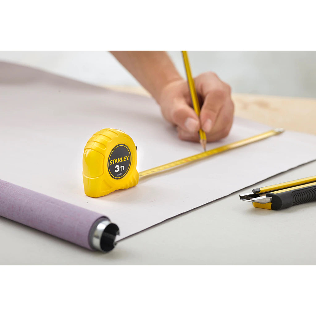 Stanley Rollenbandmaß 0-30-487 Länge 3 m Abriebfest Robust