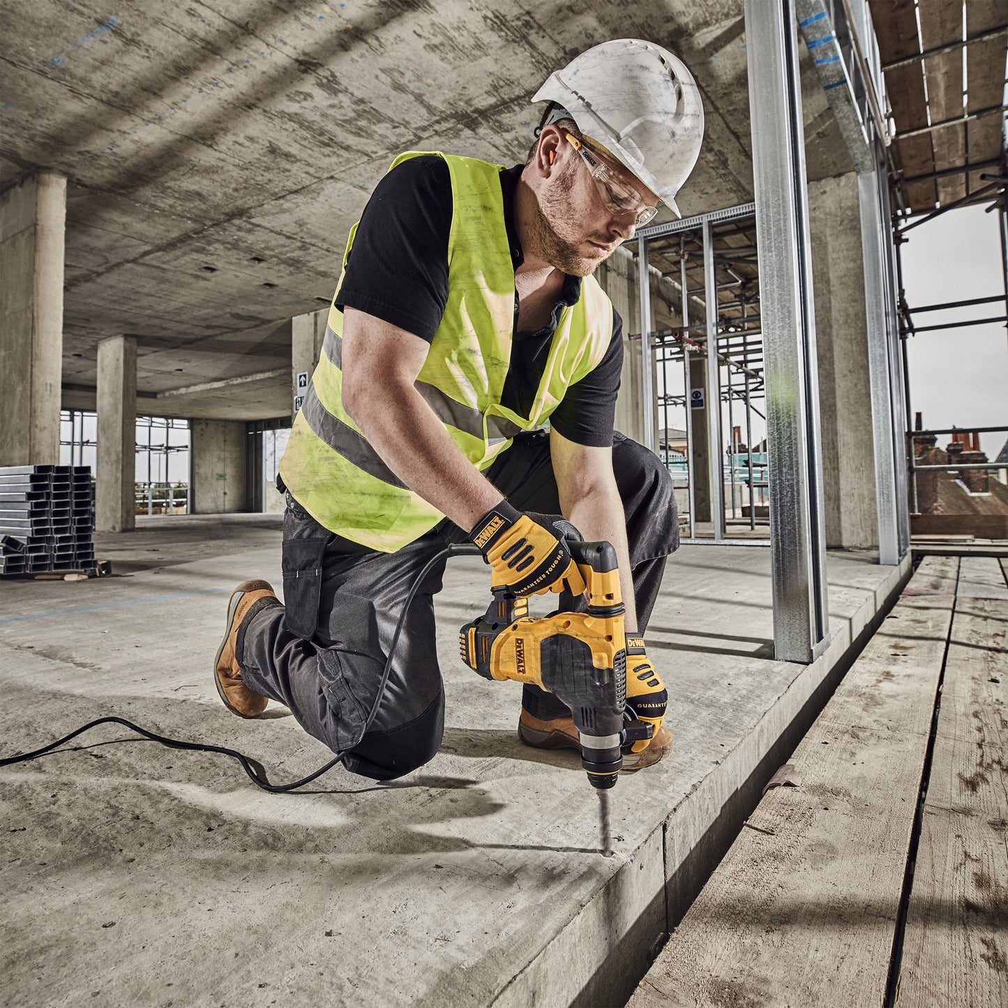 DeWalt Bohrhammer D25333K-QS 110 V Hohe Bohrgeschwindigkeit