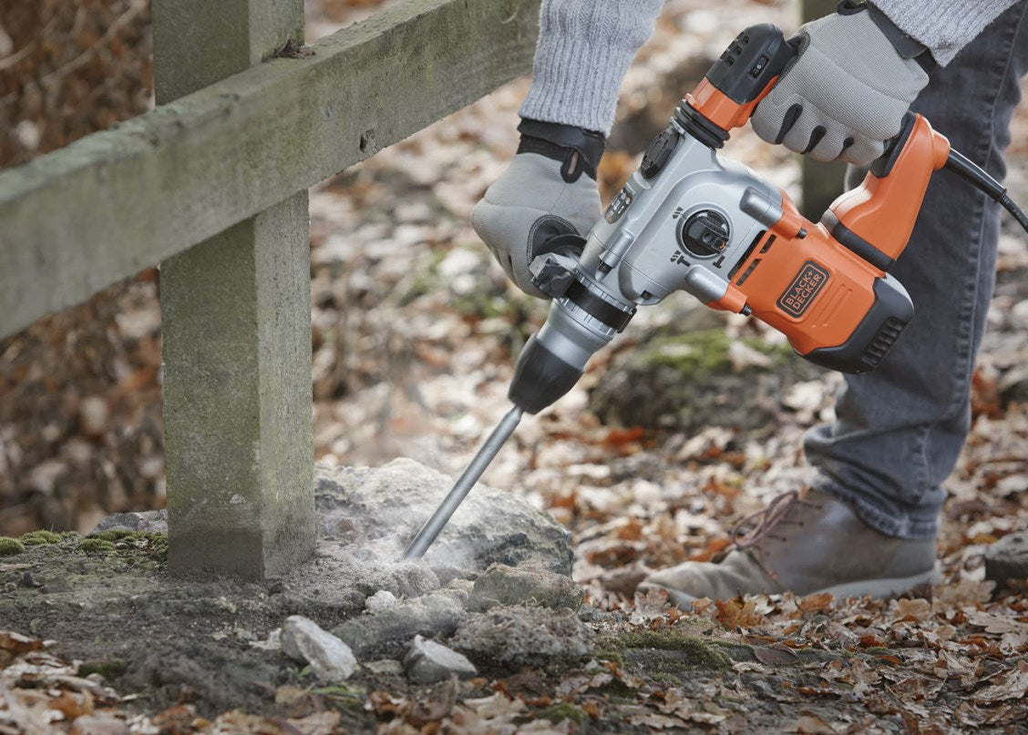 BLACK+DECKER Bohrmaschine BEHS03K 1250 W SDS Aufnahme