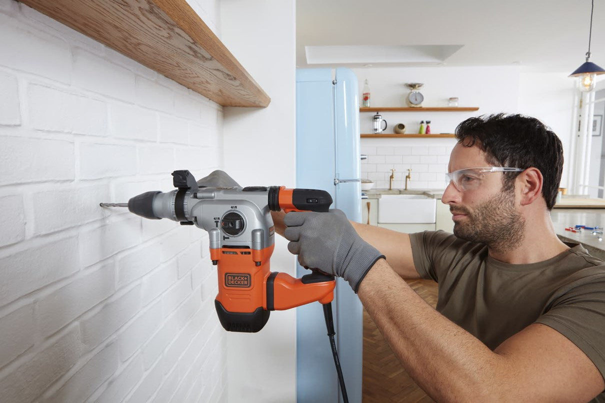 BLACK+DECKER Bohrmaschine BEHS03K 1250 W SDS Aufnahme