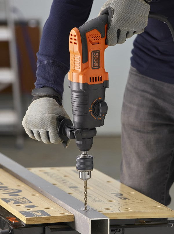 BLACK+DECKER BEHS01K-QS 650 W SDS Bohrer Und Schrauber