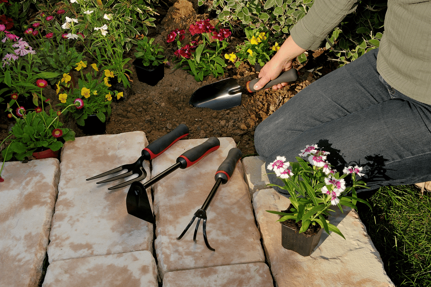 Bahco Gartenhacke P274 18 V Ergonomischer Griff Beete