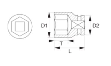 Bahco Sechskantschlüssel 6700SM-4 4 mm Innensechskant