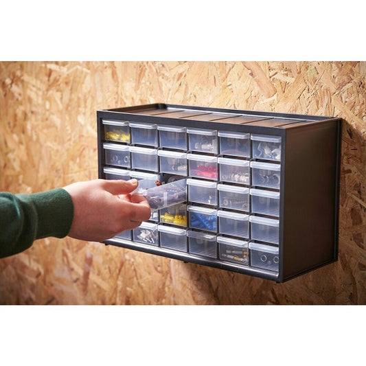 Stanley Organizer 30 Schubladen Freistehend Wandmontage