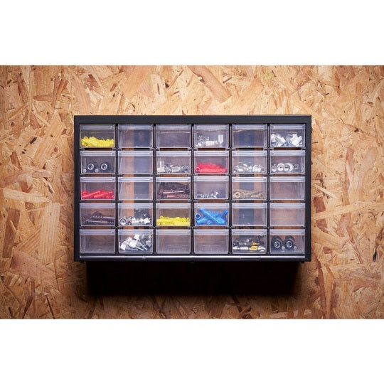 Stanley Organizer 30 Schubladen Freistehend Wandmontage