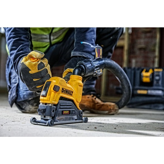 DeWalt Staubabsaugung DWE46225-XJ 230 V 125mm Betonschleifer