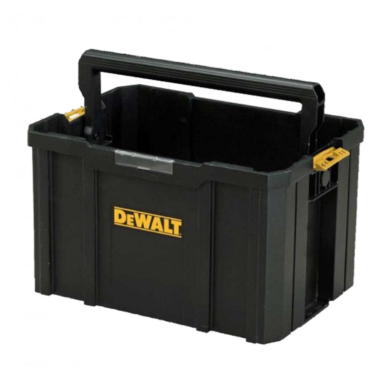 DeWALT Offener Werkzeugkoffer 265l TStak DWST1-71228 – Ergonomischer Klappgriff für Einfaches Tragen