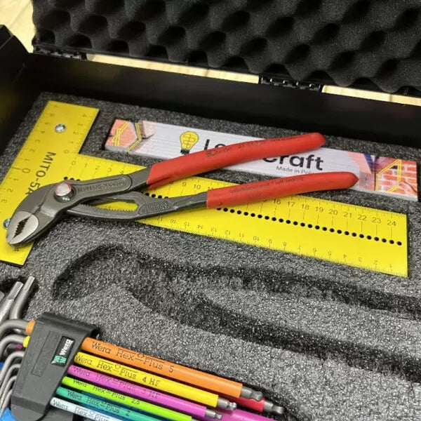 LeanCraft Werkzeugkoffer + Tstak + Schaumeinlage + Graphit