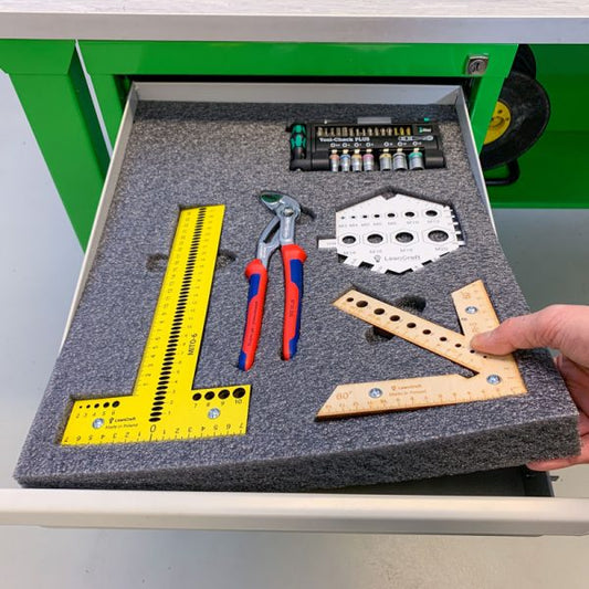 LeanCraft+Werkzeugplatte+LeanFoam+58x48 cm+Für Schubladen