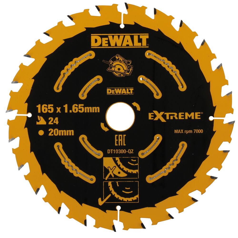 DeWALT DT10300-QZ – Professionelles Holzsägeblatt mit Vibrationsreduzierung