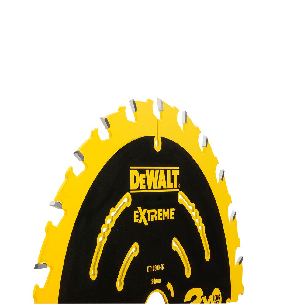 DeWALT Holzsägeblatt DT10300-QZ 18 V Hartmetallzähne