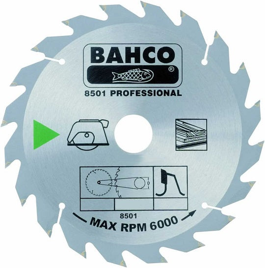 Bahco 8501-10 Kreissägeblatt – Hochwertiger Hartmetall Schnitt