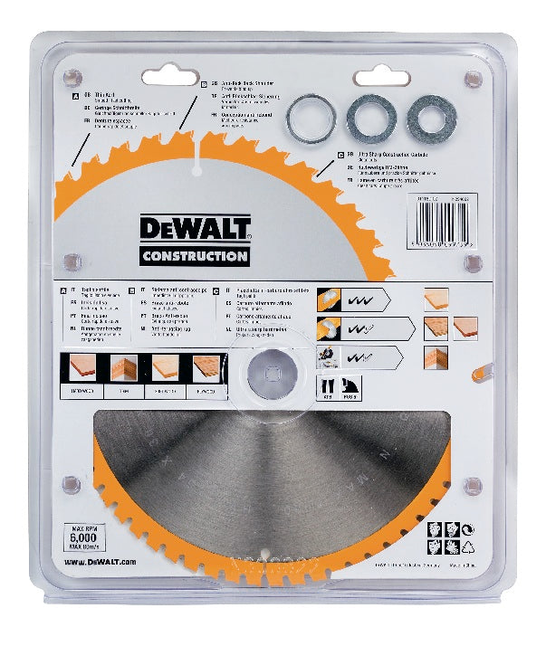 DeWALT Sägeblatt DT1182-QZ 18 V 60 Zähne Holzwerkstoffe Set