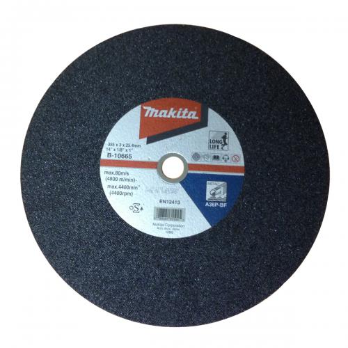 Makita Korund-Metallsägeblatt B-10665-5 – Professionelle Stahltrennscheibe 355mm