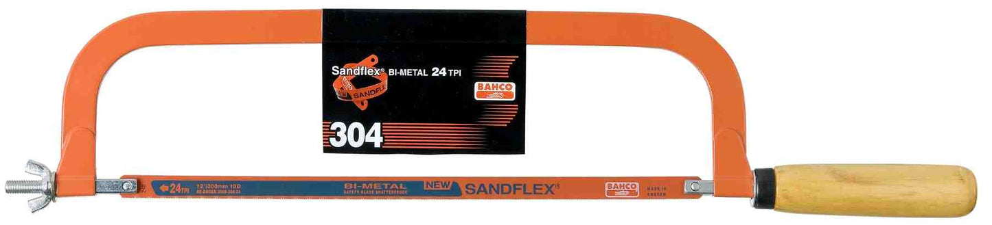 Bahco Metall-Säbelsäge 304 – Komfortabler Einsatz mit Sandflex-Bi-Metall-Blatt