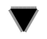 Irimo Dreikantfeile Schnittlänge 150 Millimeter Kompakt