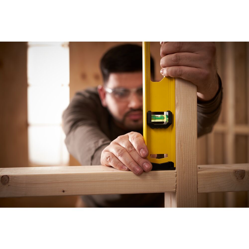 Stanley Wasserwaage I-Beam Basic 120 cm 3 Libellen Präzise