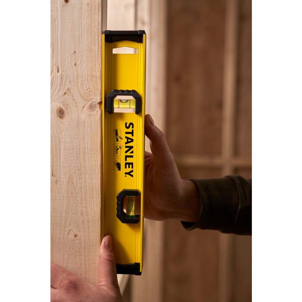 Stanley Wasserwaage I Beam Basic 30 cm Aluminium 2 Libellen