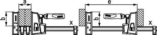 BESSEY Gummizange SLV200M Hohe Spannkraft Verstellbar
