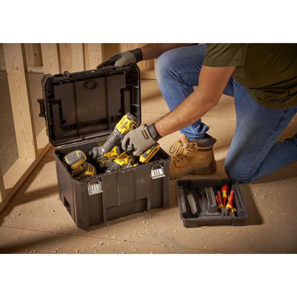 Stanley Offener Werkzeugkasten PRO-STACK Stapelbares Design