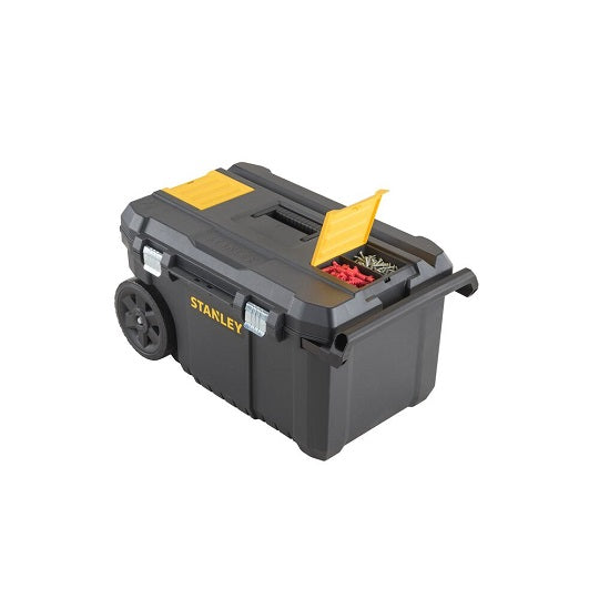 Stanley Werkzeugkoffer 50 L Langer Teleskopgriff Gummiräder