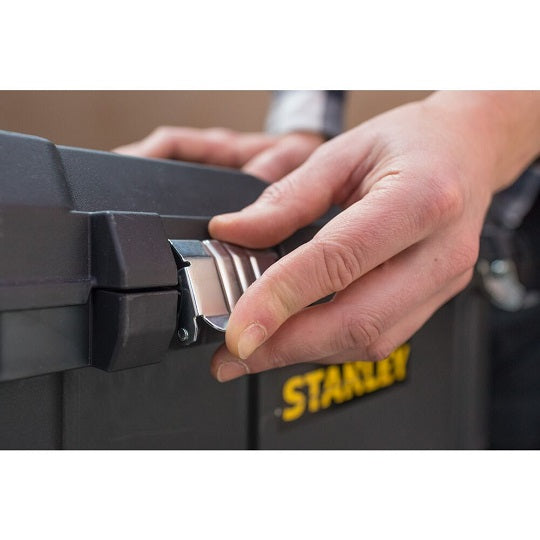 Stanley Werkzeugkoffer 50 L Langer Teleskopgriff Gummiräder