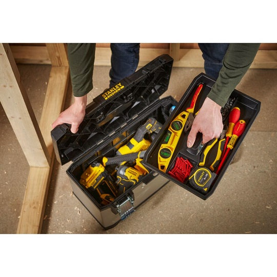 Stanley Werkzeugkasten 23 Zoll Integrierter Organizer