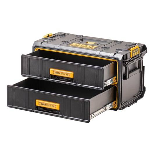 DeWalt Werkzeugkoffer TS20 ToughSystem Robuster 2 Schubladen