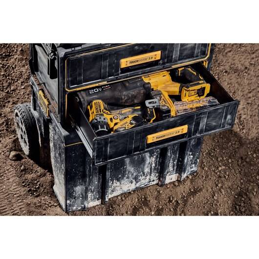 DeWalt Werkzeugkoffer TS20 ToughSystem Robuster 2 Schubladen