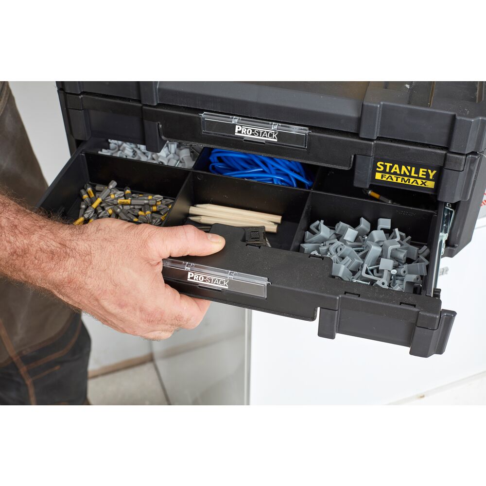 Stanley Werkzeugkasten PRO-STACK IV Mit 2 Schubladen