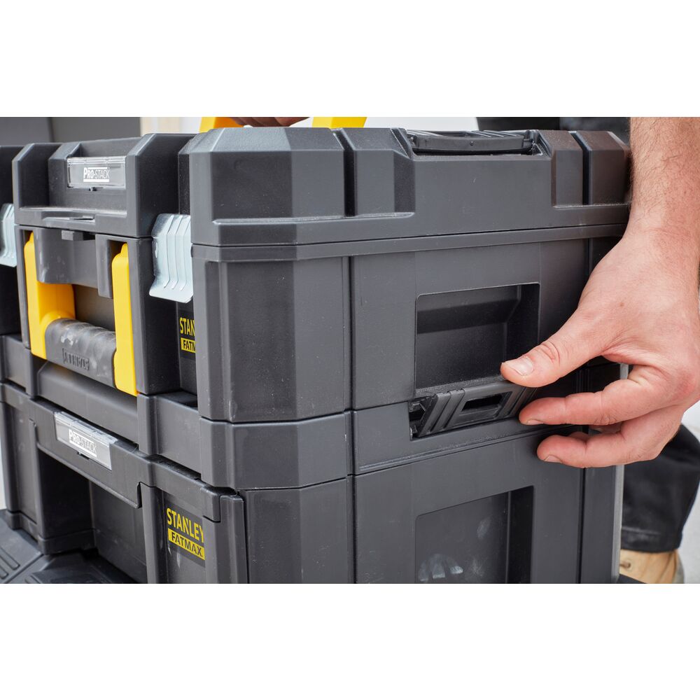 Stanley + Werkzeugkasten + PRO-STACK III + Mit 6 Fächer
