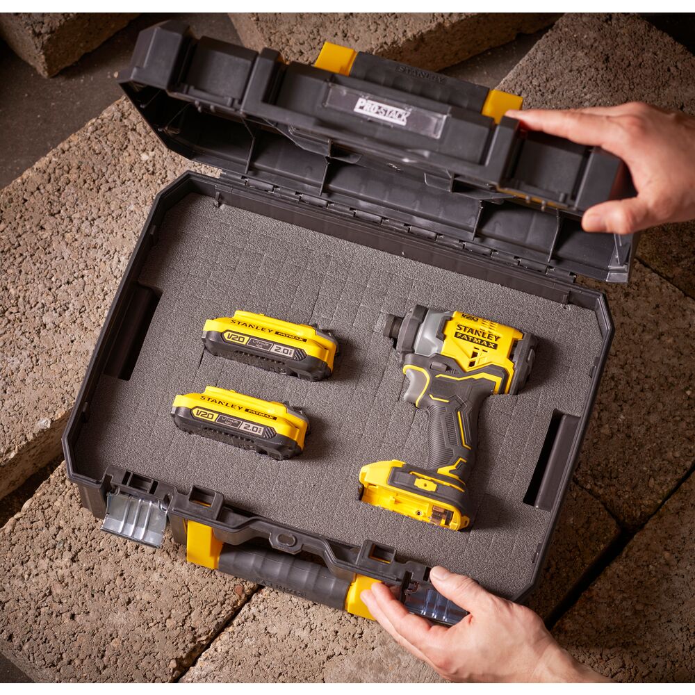 Stanley Werkzeugkoffer Prostack I Serie Aluminiumgriff