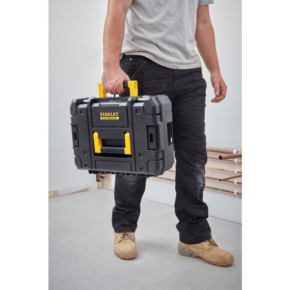 Stanley + Werkzeugkoffer + PRO-STACK II + Schaumstoff