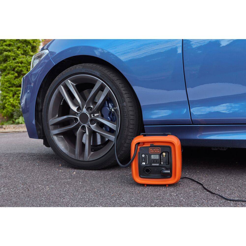Black+Decker Kompressor ASI400-XJ 12 V Druck Bis 11 Bar