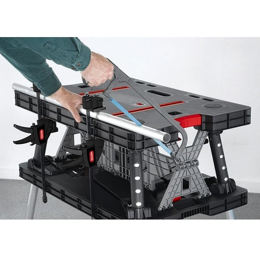 KETER Arbeitstisch 237005 Klappbar Robuste Werkbank Kompakt