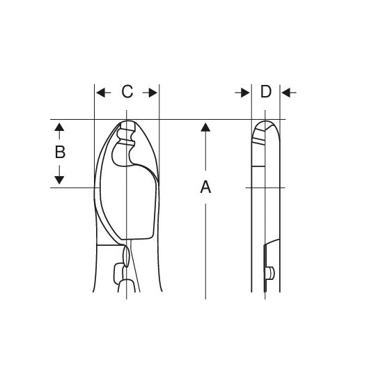 Bahco Draht- und Isolierzange DIZ160Z 18 V 160 mm Kompakt