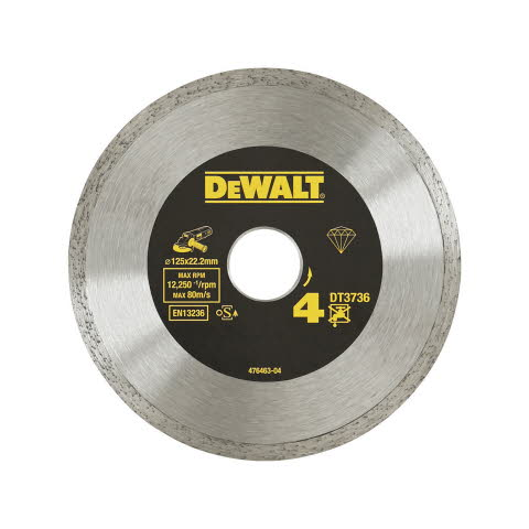 DeWalt DT3736-XJ Diamantscheibe – Ideal Für Trockenschnitt Von Sehr Harten Materialien