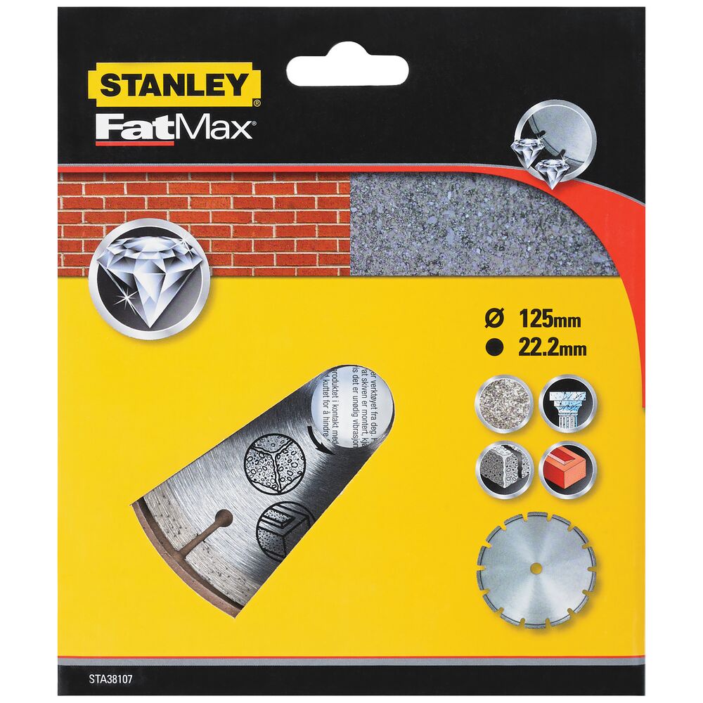Stanley Diamantscheibe STA38107-XJ Schnelles BetonSchneiden