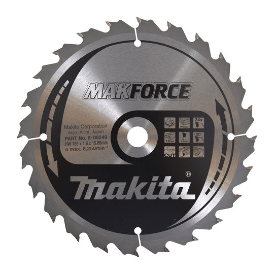 Makforce Holz-Trennscheibe B-08349 – Präzisionsgeschliffene Hartmetallzähne