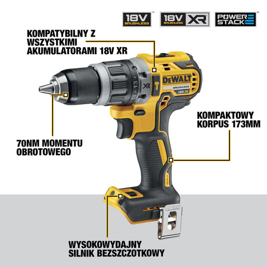 DeWalt Bohrhammer DCD796E1T-XJ 18 V 15Faches Drehmoment