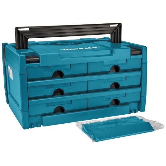 Makita Aufbewahrungskoffer MAKSTOR 18 V 6-Schubladen System