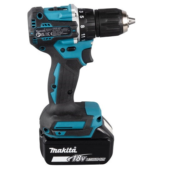 Makita Bohrschrauber DDF487RTJ 18 V Bürstenloser Motor