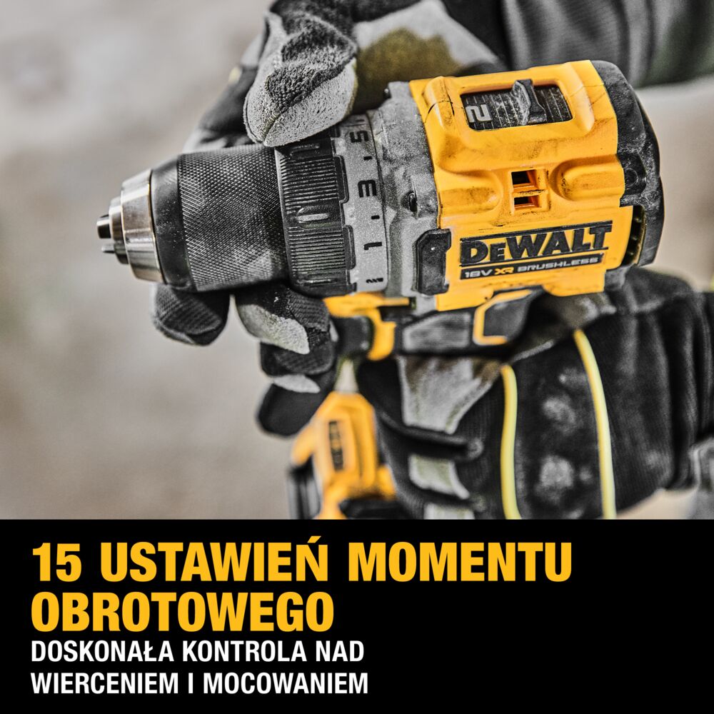 DeWalt Bohrschrauber DCD800H2T-QW Leistungsstarker 18 V Set