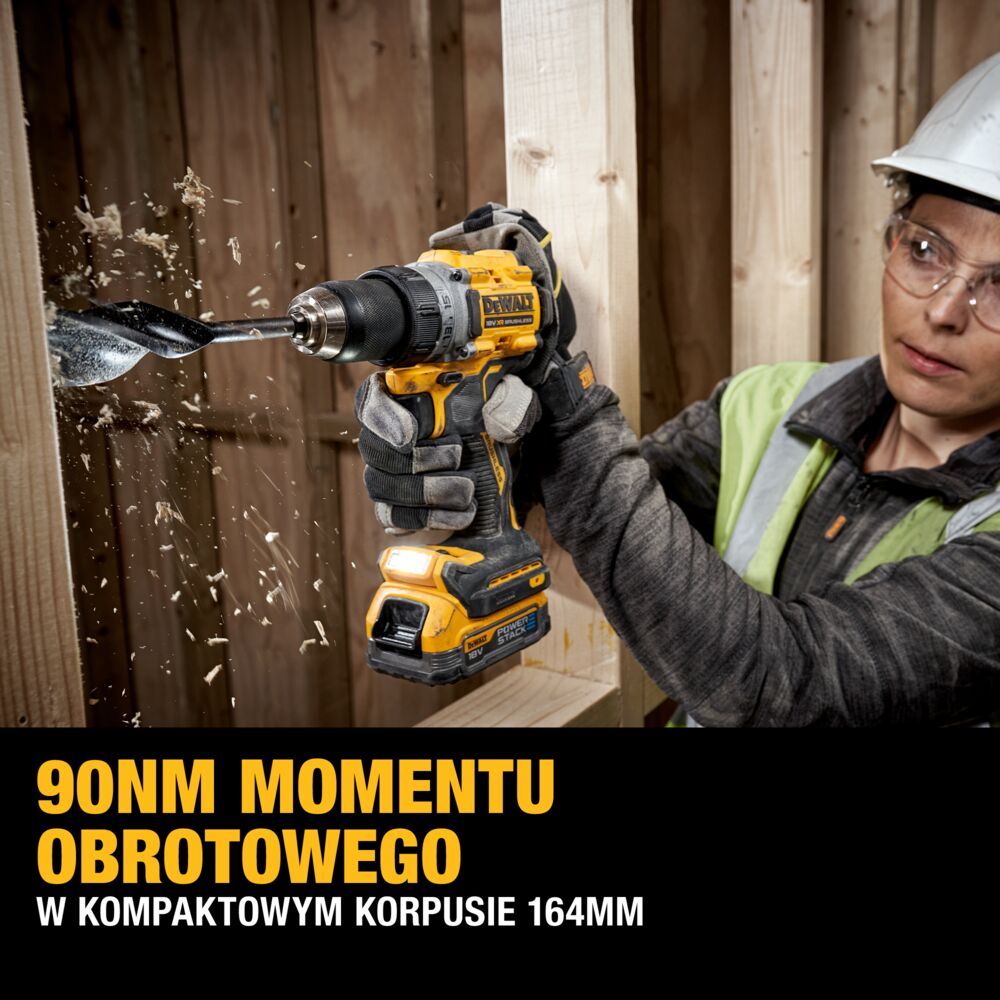 DeWalt Bohrschrauber DCD800H2T-QW Leistungsstarker 18 V Set
