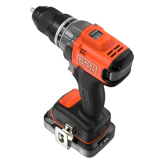Black+Decker Bohrschrauber BLD682D2XK-QW Bürstenloser Motor