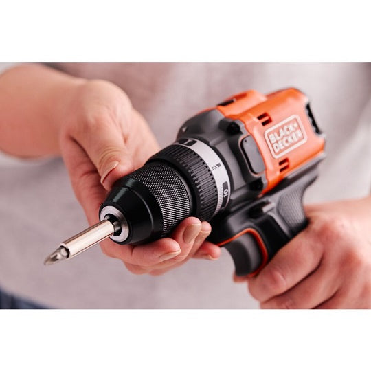 Black+Decker Bohrschrauber BLD682D2XK-QW Bürstenloser Motor