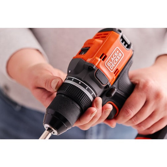 Black+Decker Bohrschrauber BLD682D2XK-QW Bürstenloser Motor