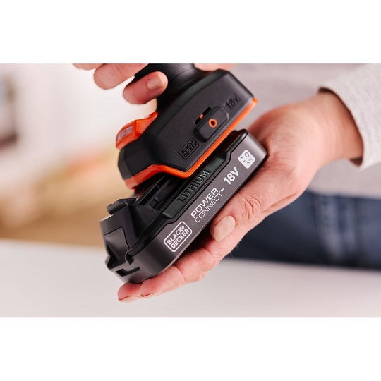 Black+Decker Bohrschrauber BLD682D2XK-QW Bürstenloser Motor