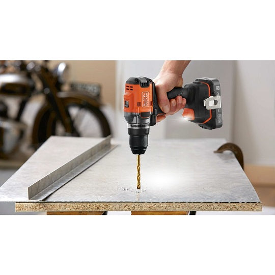 Black+Decker Bohrschrauber BLD682D2XK-QW Bürstenloser Motor